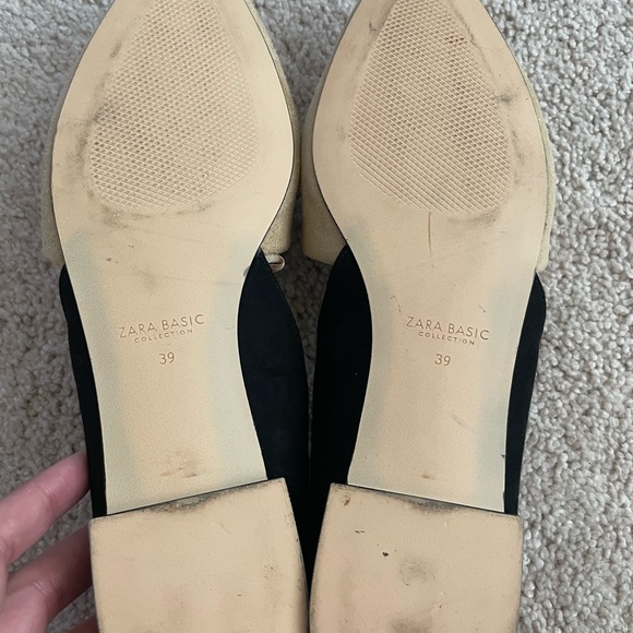 ZARA BASIC POINTED TOE FLATS - Picture 3 of 3